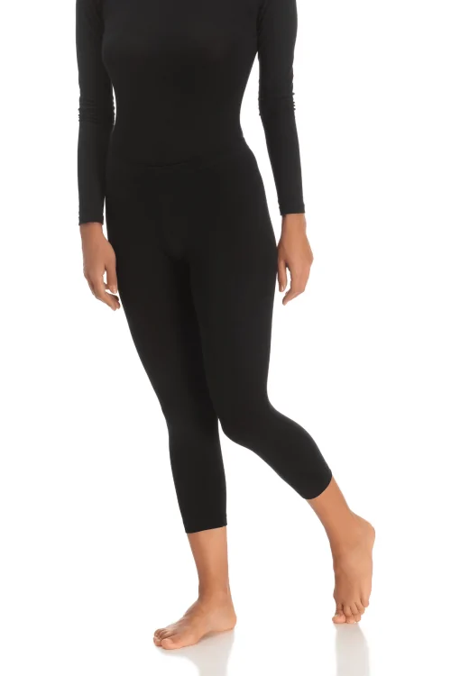 Women's Stretch Cotton Short Leggings - Various Colors
