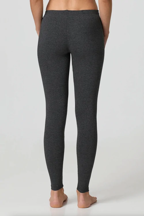Women's long stretch cotton leggings – various colors