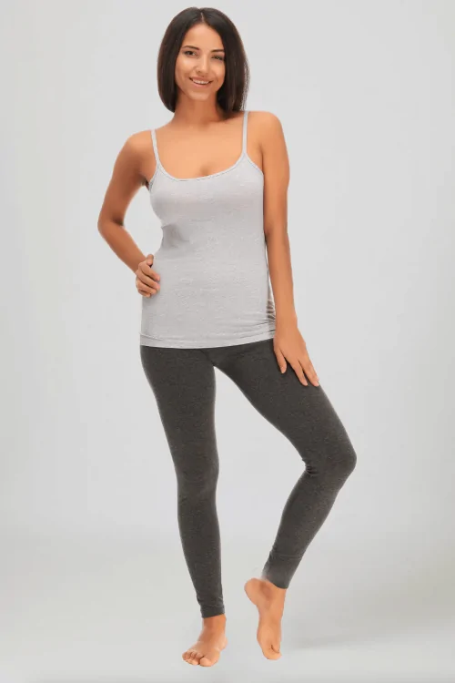 Leggings donna lunghi in cotone elasticizzato – vari colori
