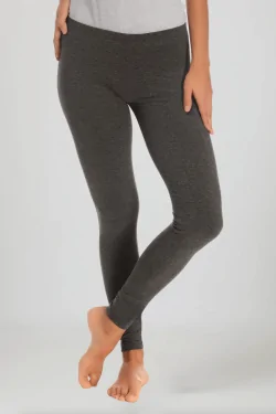 Women's long stretch cotton leggings – various colors