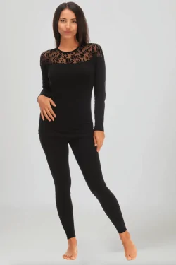 Legging long en coton extensible pour femme – couleurs variées