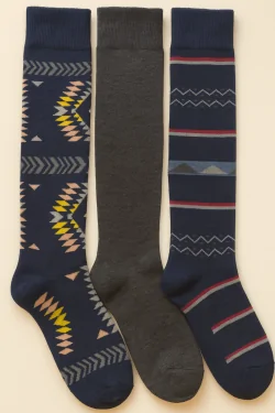 Calcetines largos de polar para hombre: calcetines de invierno cálidos y cómodos (paquete de 3)