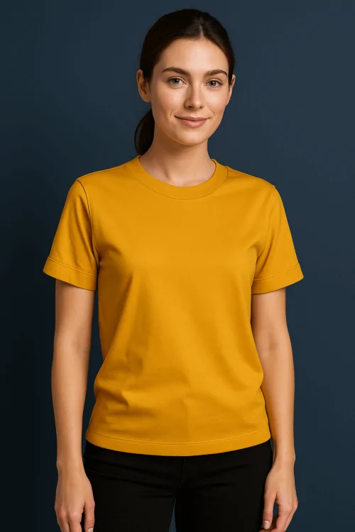 Damen Baumwollbluse T-Shirt – Eleganz, die nicht abfärbt