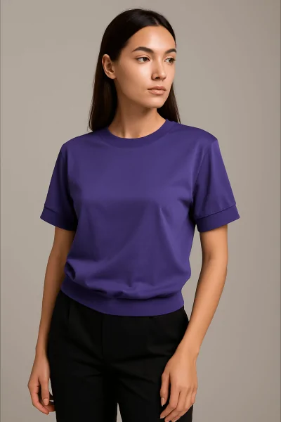 T-shirt chemisier en coton pour femme – L'élégance qui ne marque pas