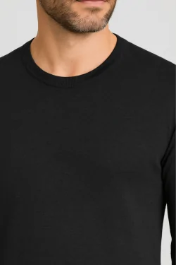 Camiseta térmica hipoalergénica para hombre: cálida y no irritante.