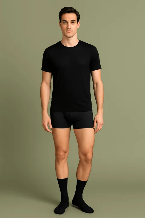 Herren-Innensocken aus Wolle – Nicht reizend, langlebig (3 Stück)