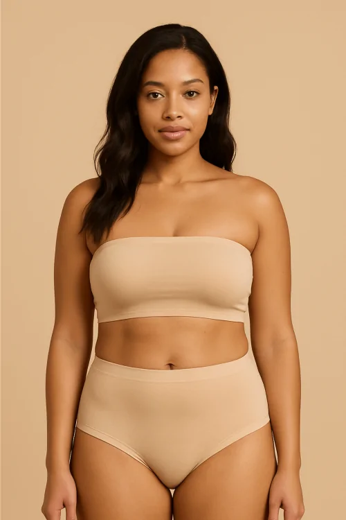 Culottes invisibles de caña alta para mujer: comodidad y sujeción (3 pares)