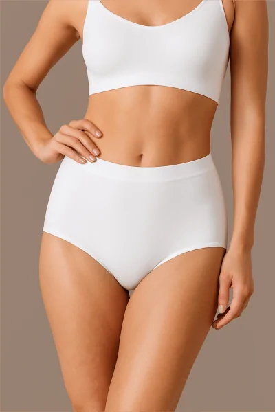 Culottes invisibles montantes pour femme – Confort et maintien (3 paires)
