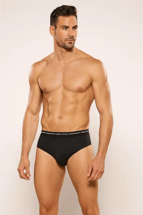 Slip Uomo Enrico Coveri – Cotone Bielastico 3 Paia