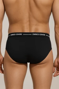 Slip Uomo Enrico Coveri – Cotone Bielastico 3 Paia