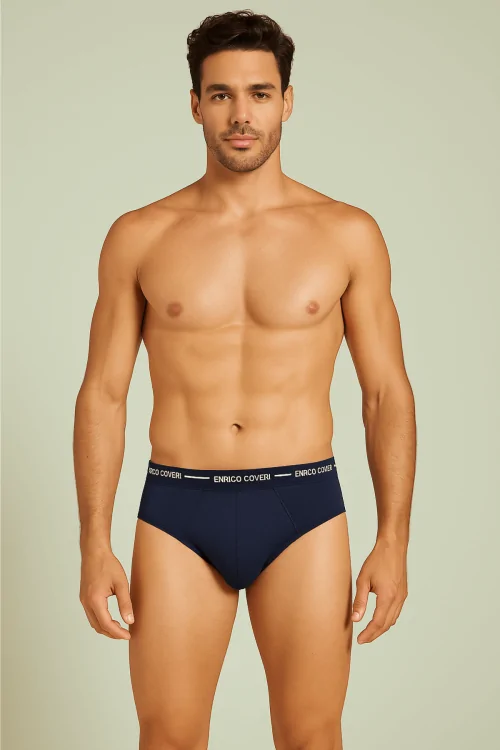 Slips homme Enrico Coveri – 3 paires en coton bi-élastique