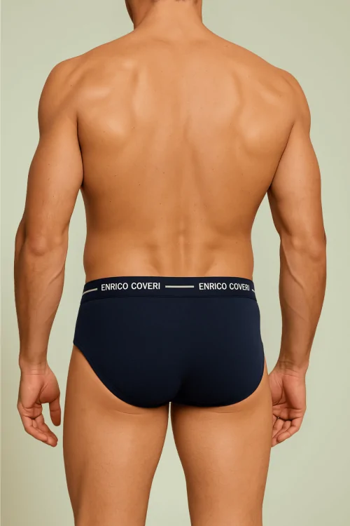 Slips homme Enrico Coveri – 3 paires en coton bi-élastique