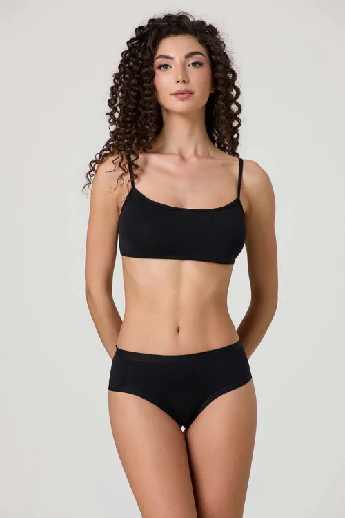 Slip taille haute en coton modal – non marquant et confortable