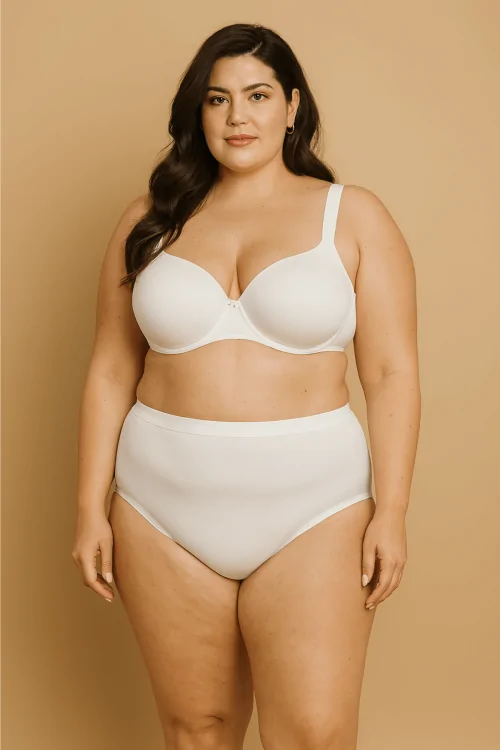 Curvy high-waisted briefs that don't show - pack of 3