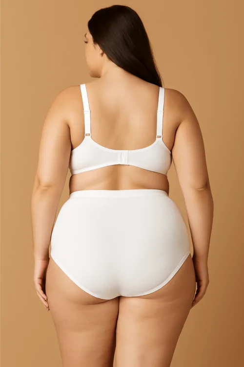 Braguitas de cintura alta con curvas que no marcan – pack de 3
