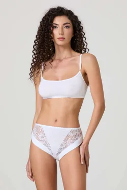 Slip sgambato con pizzo – Intimo femminile e comodo (3pz)