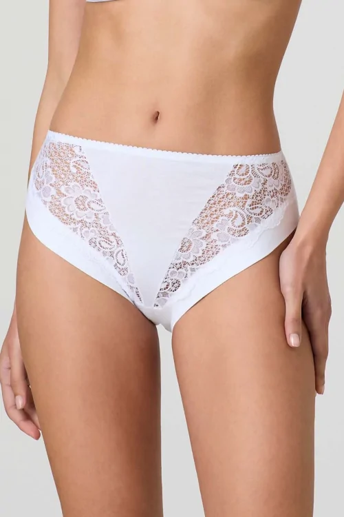 Braguitas de encaje de corte alto: ropa interior femenina y cómoda (3 piezas)