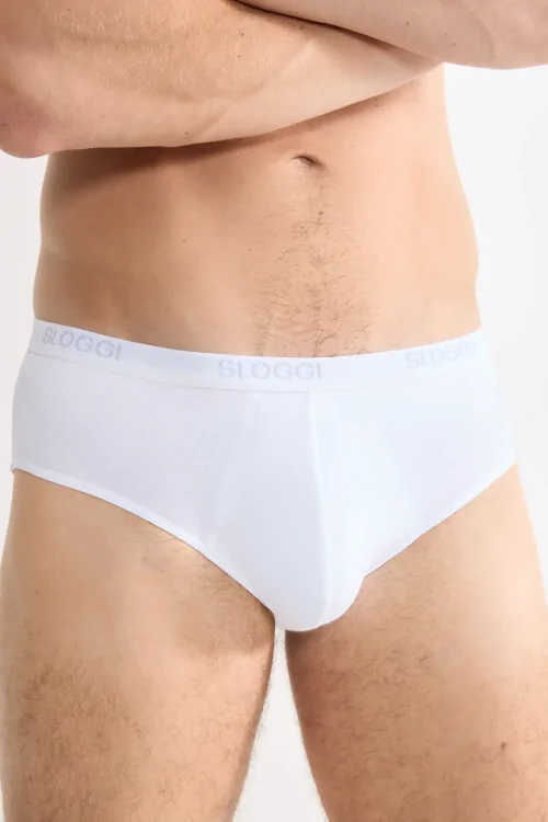 Slip homme SLOGGI Midi Basic avec élastique doux