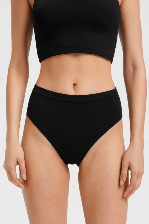 Culottes taille moyenne pour femme – Confort quotidien sans compression (lot de 3)