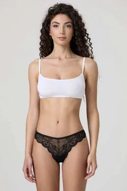Brasiliana donna pizzo – Elegante e invisibile sotto i vestiti (3pz)