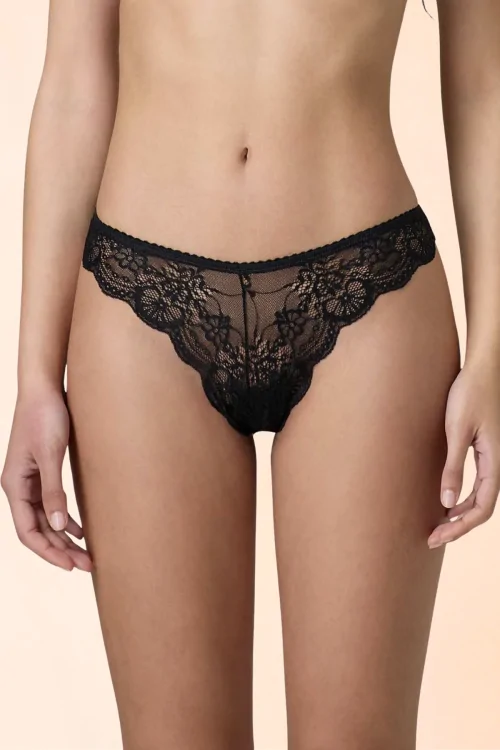 Slip brésilien en dentelle pour femme – Élégant et invisible sous les vêtements (3 pièces)