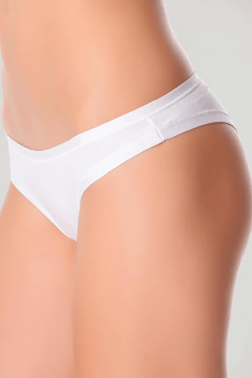 Braguitas brasileñas de tiro bajo para mujer: algodón y modal, 3 piezas