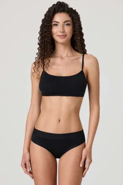 Slip donna vita bassa – Cotone e modal morbido, 3 pezzi