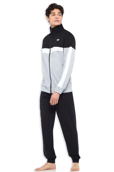 Survêtement Superga pour homme – Fermeture éclair intégrale, léger et confortable, en coton
