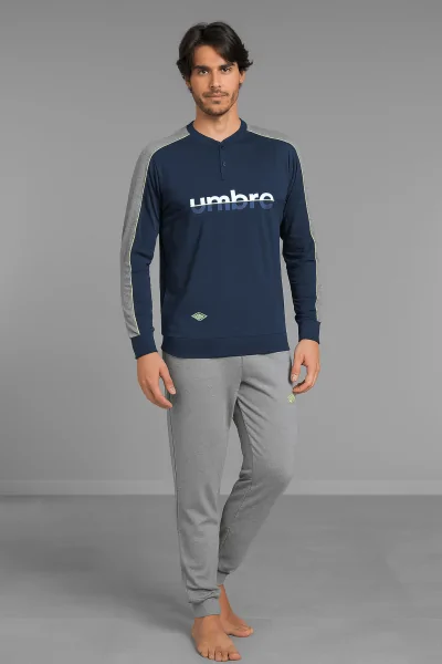 Pyjama léger pour homme – 100 % coton UMBRO serafino