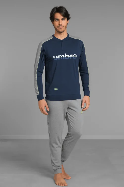 Pigiama uomo leggero – Cotone 100% serafino UMBRO