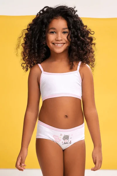Culottes confortables pour filles – Mélange de couleurs hautes et basses