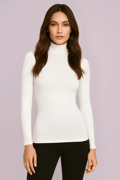 Maglia donna microfibra traspirante effetto invisibile