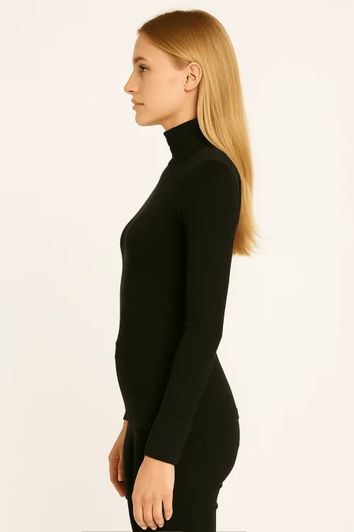 Maglia donna microfibra traspirante effetto invisibile