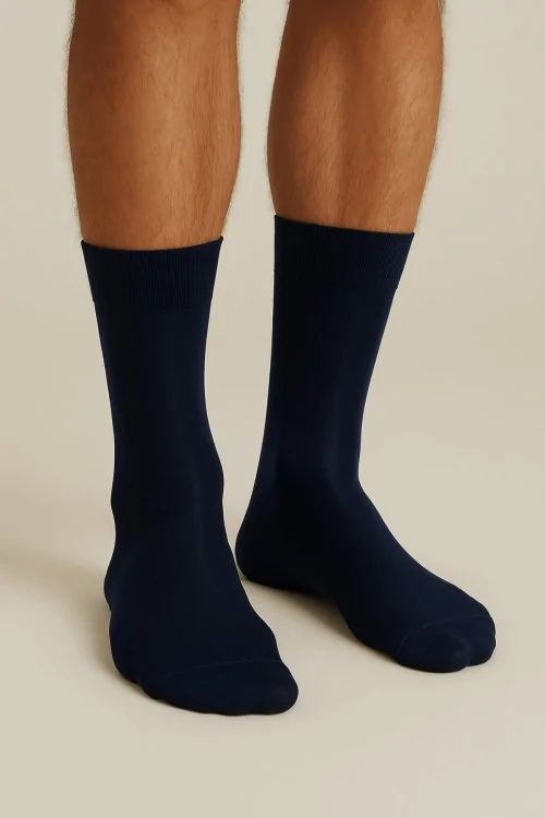 Chaussettes en laine écossaise – Elles ne glissent pas et ne serrent pas.