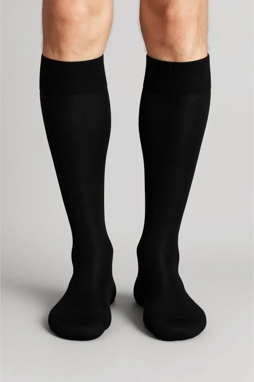 Calcetines largos MASK-CALZINO en hilo de gasa elástica (3 uds.)