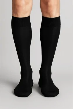 MASK-CALZINO lange Socken aus Stretch-Chiffongarn (3 Stück)