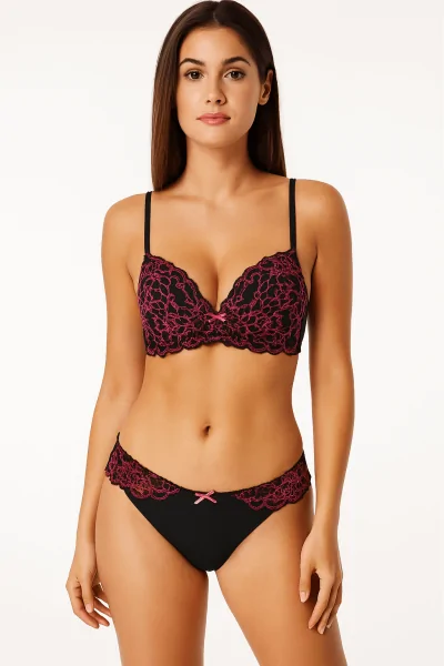 Completo intimo balconette – Pizzo elegante, comfort naturale