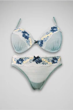 Ensemble bikini brésilien push-up – Confort et dentelle exquise
