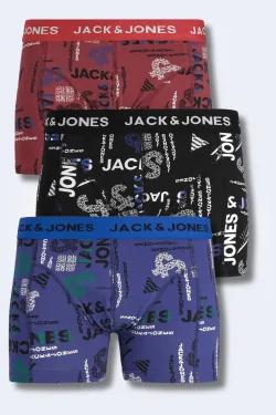 Ensemble boxer 3 pièces Jack & Jones – Confort taille basse, zéro stress