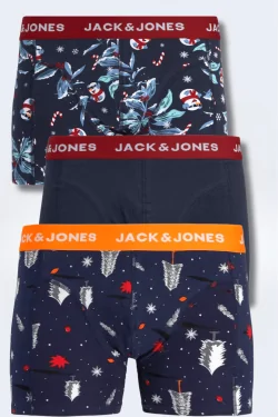 Jack & Jones 3pcs boxers – Snow pattern, warm comfort