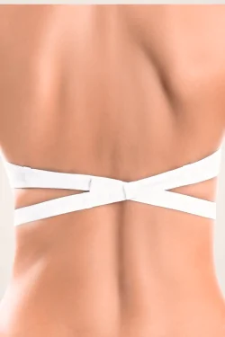 Soutien-gorge invisible avec maintien et bretelles interchangeables