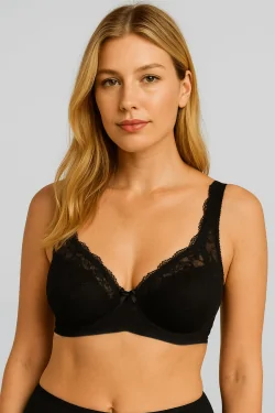 Soutien-gorge sans armatures – Maintien naturel, dentelle douce
