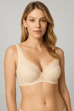 Soutien-gorge sans armatures – Maintien naturel, dentelle douce
