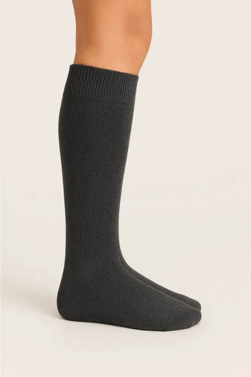 Chaussettes longues d'hiver en polaire pour enfants DÉCOUVRIR - LADYC