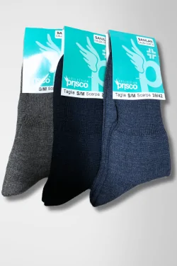 Lot de 3 chaussettes médicales courtes – plus de liberté, plus de confort
