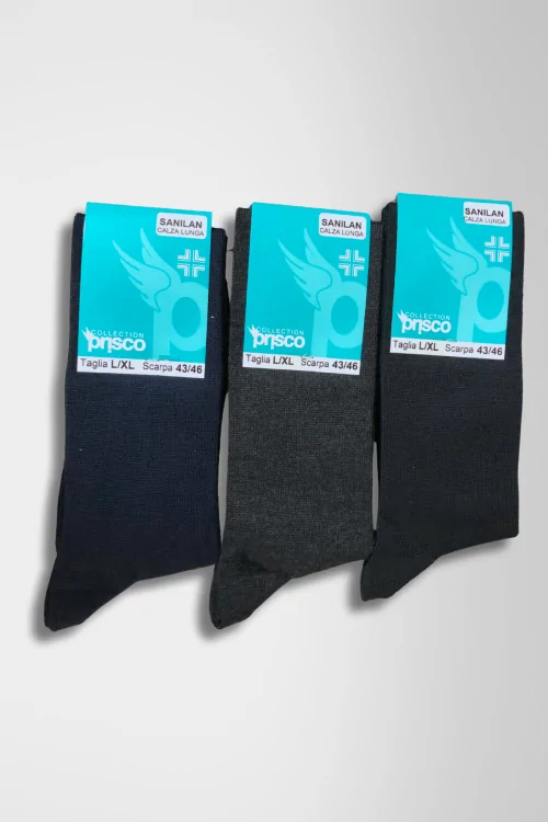 Chaussettes médicales longues – 3 paires confortables sans compression