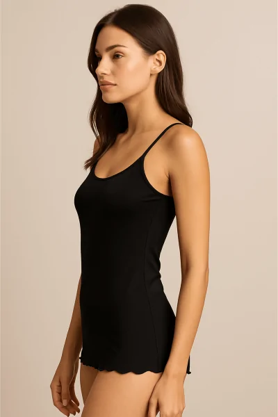 Camiseta de tirantes de micromodal y seda – Suave y refinada