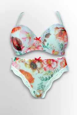 Ensemble de lingerie en tulle et dentelle – sensuel et confortable