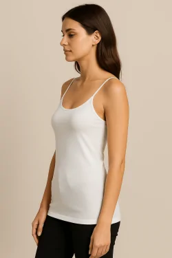 Canotta seamless donna spalla stretta – effetto invisibile