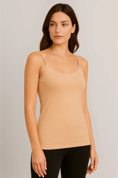 Débardeur sans coutures pour femme à épaules étroites – effet invisible